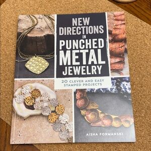 New Directions in Punched Metal Jewelry Book Easy Stamped Projects Softcover